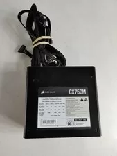 Corsair CX750M 750 W 24 Pin ATX Desktop Power Supply CP-9020222 - Used
