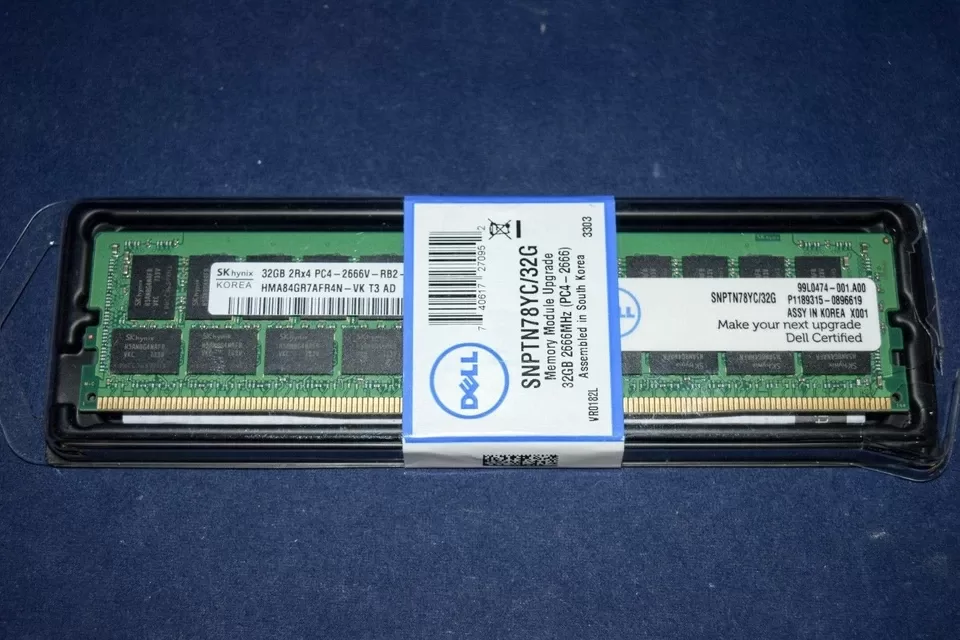 Memoria Hynix HMA84GR7DJR4N-VK 32GB 2Rx4 PC4 2666V DDR4 - Para servidores