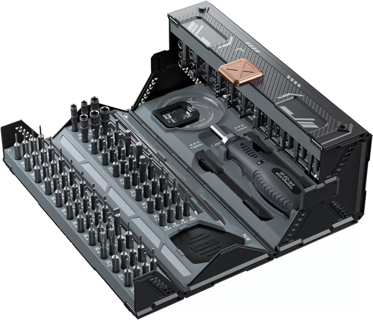 JAKEMY JM-8192 180 en 1 Herramienta de Destornillador de Alta Precision Con Bits Para Computadoras, servidores Lpatops Telefono Movil, Tableta, Camara y otros - 