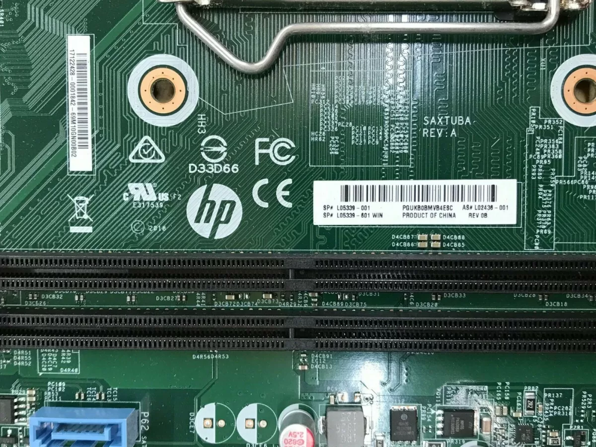 Placa HP Prodesk 400 G5 SFF L05339-001 L02436-001 Retirado Equipo en Uso Garantia 12 Meses