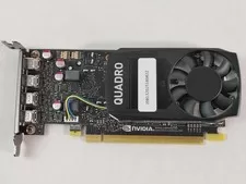 Nvidia Quadro P1000 4 GB GDDR5 PCI Express 3.0 x16 Low Profile Video Card - Used