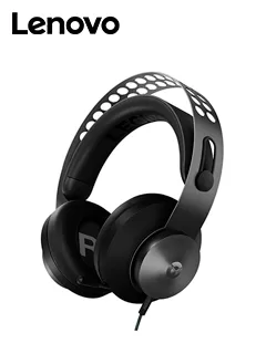 Auriculares Lenovo Legion H300 Cableado Sobre la cabeza Estereo - Negro - Binaural - Circumaural - 32Ohm - 20Hz a 20kHz - 185cm Cable - Uni Direccional Microfono - Mini-phone (3.5mm)