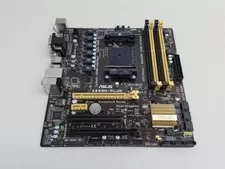 Asus A55BM-PLUS Socket FM2+ DDR3 SDRAM Desktop Motherboard - Used