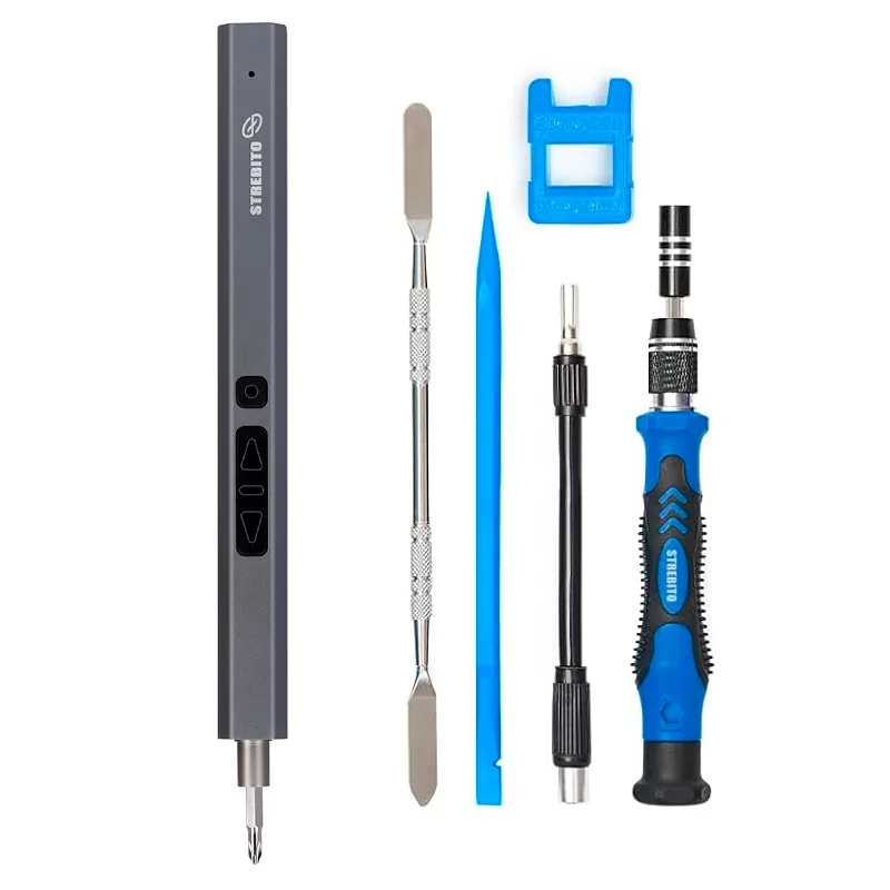 STREBITO 144-in-1 Electric Screwdriver Kit / Mini-destornillador electrico de precision