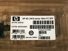 HP AK870A 4Gbps 4Gb Long Wave B-series 10km FC Fibre Channel SFP LW Transciever - New
