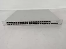 Cisco Meraki MS220-48LP 48x 1Gb RJ-45 4x 1Gb SFP Cloud-Managed PoE *Unclaimed* - Used