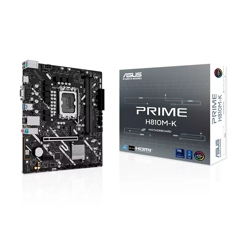 Motherboard ASUS PRIME H810M-K, Chipset Intel H810, LGA1851, VGA, DP, mATX
