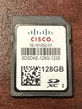128GB Cisco SD Card SDSDAE-128G-1228 Servers Switches Routers Genuine - Used