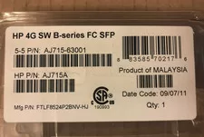 HP 4Gb SW Short Wave SW AJ715A B-Series FC Fibre Channel Transceiver SFP - New