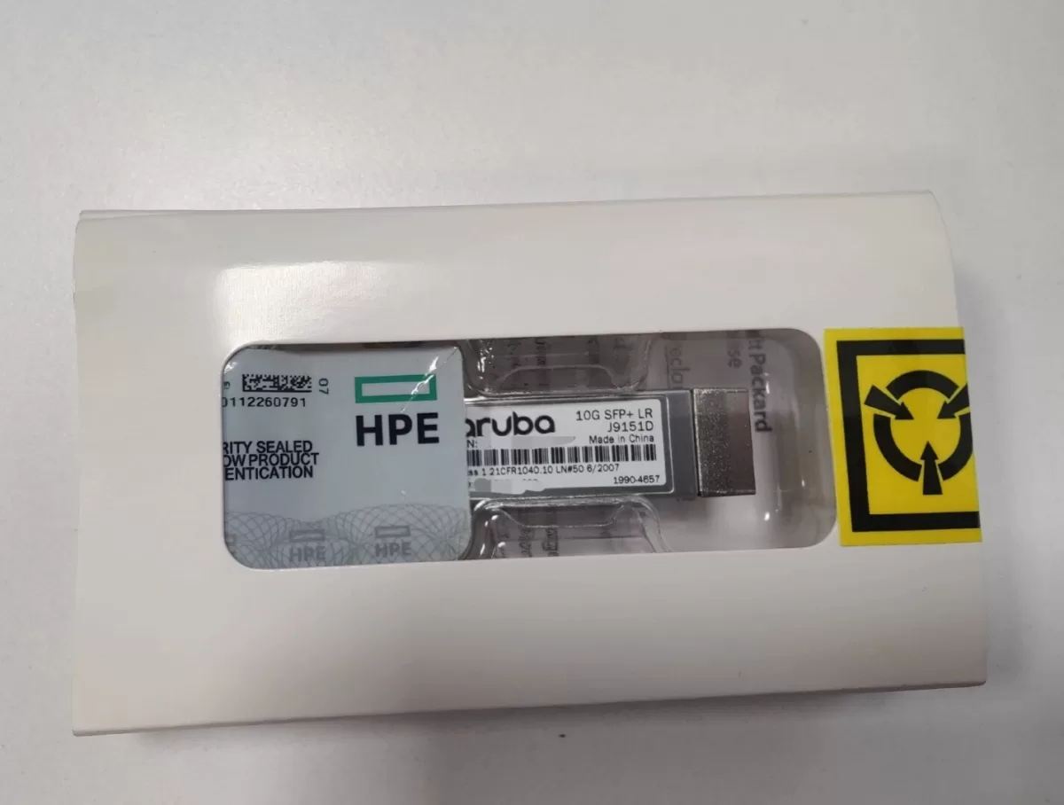 TRANSCEPTOR J9151D HPE ARUBA 10G SFP+ LC LR 10 KM SMF XCVR 1990-4694