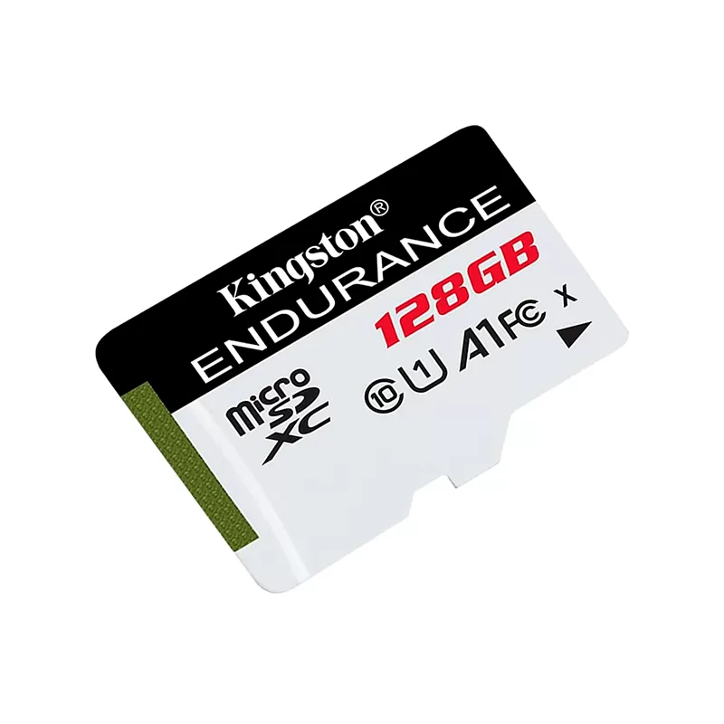 Memoria Flash microSD Kingston ENDURANCE, 128GB, Interfaz: UHS-1, U1, Class 10, A1