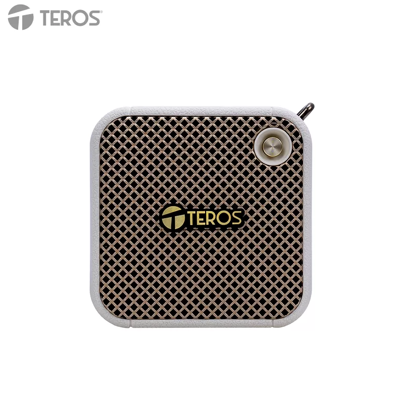 Parlante inalámbrico TEROS Legacy 6051, 8W, BT 5.3, 1500 mAh, USB, TF, Aux, Beige