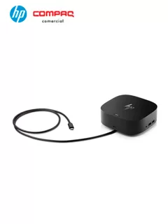 Base HP USB-C G5 - Base universal para Notebooks.  Vuelve al trabajo con un cable conectado desde el USB-C de tu notebook a tus pantallas, dispositivos y red alámbrica gracias a la versátil, elegante y compacta base HP USB-C G5. La base es compatible con notebooks de marcas como HP, Apple, Dell, Lenovo, así como de otros fabricantes.