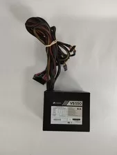 Corsair VS550 550 W 20+4 Pin ATX Desktop Power Supply CP-9020171-NA - Used