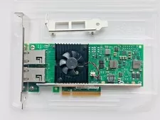 Dell 540-BBHD  Intel X540-T2 10GbE Dual Port Copper RJ-45 NIC Network Adapter - Used