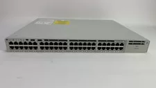 Cisco C9200-48P-E 48 Port PoE Network Switch 1x Platinum AC PSU 1kW 2x Fan GbE - Used