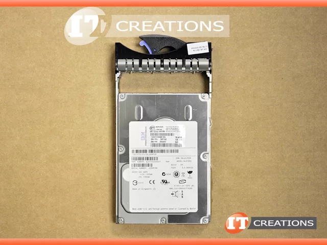 Disco Duro IBM 73GB 10K RPM SAS 3Gbps 3.5" LFF 40K1039 39R7340 Producto de Segundo Uso