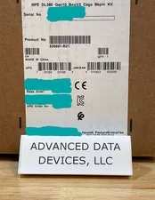 HPE DL38x Gen10 Box1/2 Cage Kit SC Backplane 826691-B21 Cage+Backplane+Power+SAS - New