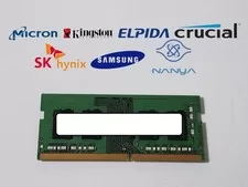 Major Brand 8 GB DDR4-3200 PC4-25600 1Rx16 1.2V SO-DIMM Laptop RAM - Used