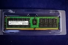 MTA36ASF8G72PZ-3G2B2 MICRON 64GB (1X64GB) 2RX4 PC4-3200AA DDR4-25600R RDIMM - Used