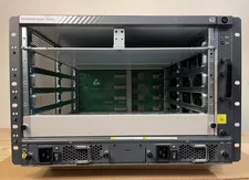 HP JG362A FlexNetwork HSR6804 RSE-X2 Router Chassis w 2x AC 1200W PSU JG335A+Fan - Used