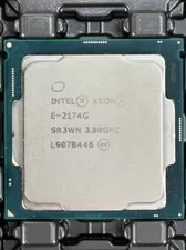 Intel Xeon E-2174G SR3WN 4 Core 8 Thread 3.8GHz 8MB L3 71W LGA1151 CPU Processor - Used