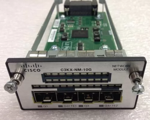 Modulo Cisco C3KX-NM-10G 3K-X Network Module for 3750-X 3560-X - Retirado de Equipo en uso
