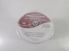 New Disk Makers Premium White Inkjet Full Coverage 16X DVD-R's (50 Ct) - New