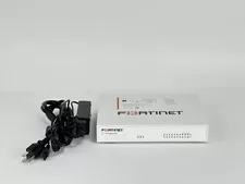 Fortinet FortiGate 61E Next Generation Security Firewall 10x GE RJ45 DMZ WAN PSU - Used