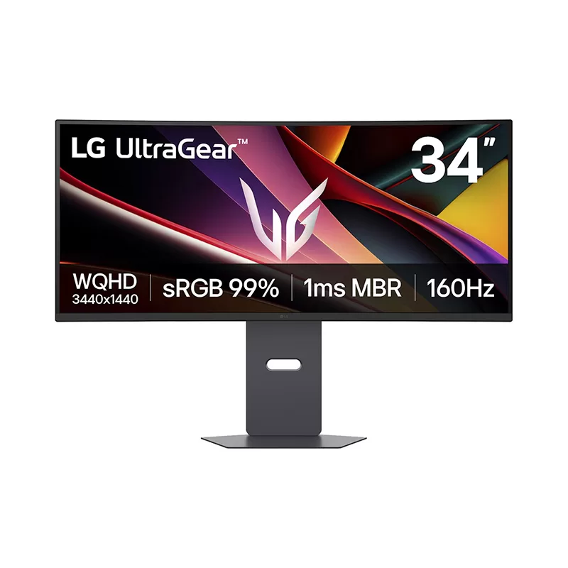 Monitor Gaming LG UltraGear G6, 34? Curvo/WQHD/VA/160Hz/1ms MBR/HDMI x2/DP/Headphone-out
