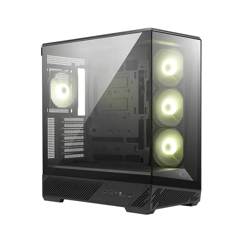 Case MSI MAG PANO 130R PZ/BLACK, Factor forma: Mid-Tower, Soporta: Mini-ITX/Micro-ATX/ATX