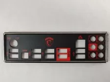 MSI I/O Shield for  990FXA GAMING Motherboards - Used