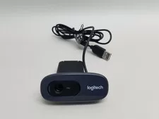 Logitech c270 720p HD 3MP USB Webcam with Mic- Black - Used