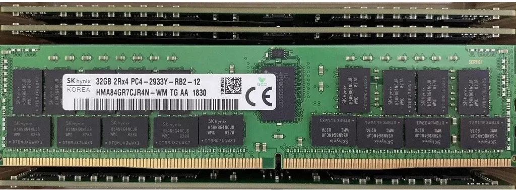 Memoria 32GB SK HYNIX HMA84GR7CJR4N-WM 2Rx4 RDIMM DDR4 PC4-2933Y ECC - Para Servidores 