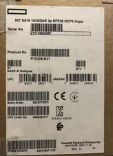 HPE 10GbE 25GbE 2P SFP28 Intel E810 OCP3 Network Adapter NIC 2 Port 10G 25G 25GE - New