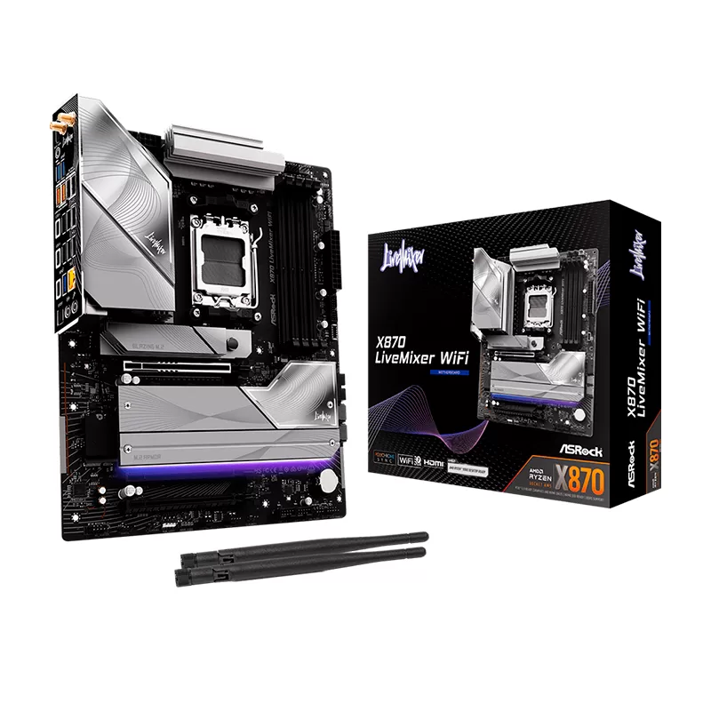 MB AR X870 LIVEMIXER WIFI DDR5