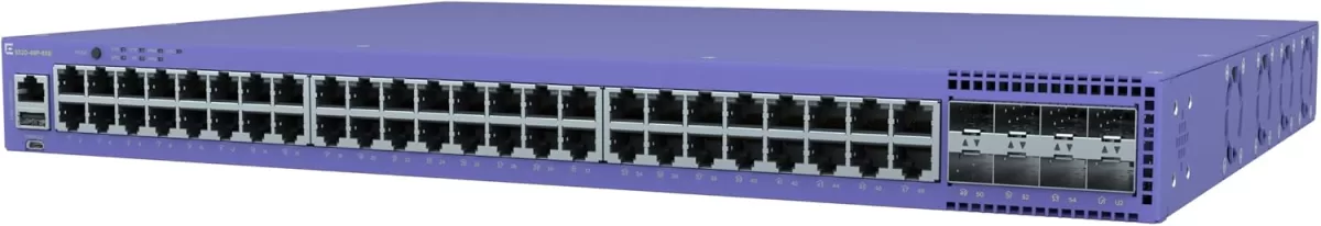 Switch 5320-48P-8XE PoE+ de 48 puertos 10GbE Capa 3 Enlaces ascendentes SFP+ 8X 1/10Gb PoE de 740W Apilamiento y capacidad de tela Nube y On-Prem Switch de red empresarial Alto rendimiento - Equipo retirado de Datacenter - Buenas condicones