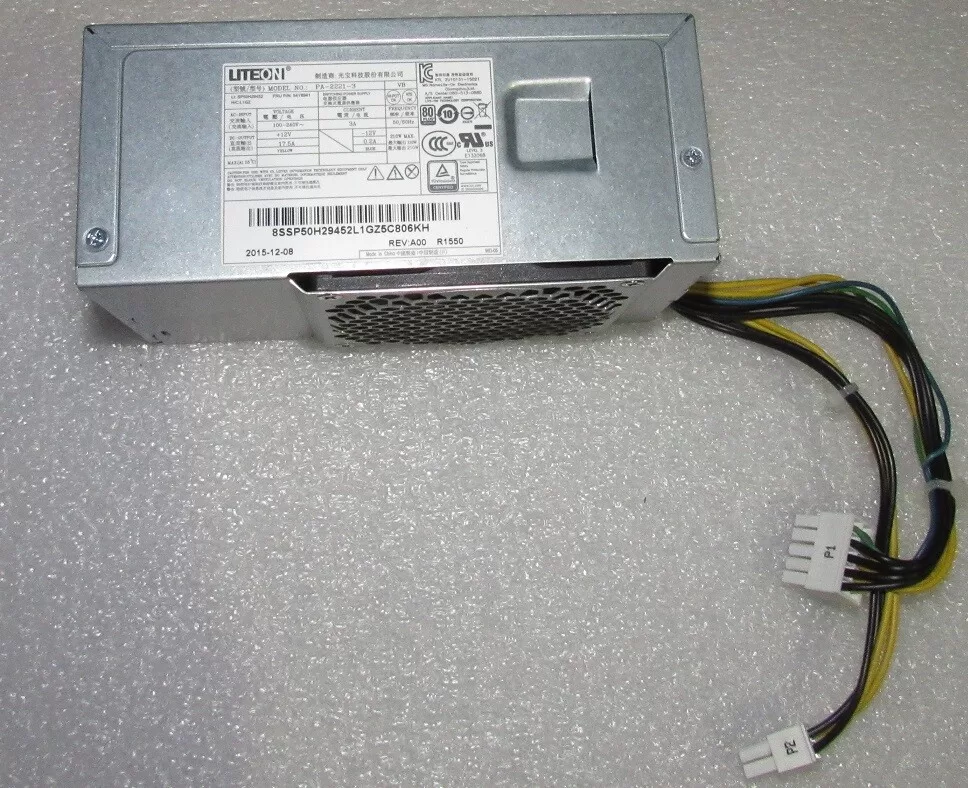 Fuente LENOVO 54Y8941 THINKCENTRE M800 M83 80 PLUS BRONZE 210W SP50H29451 Retirado de Equipo en Uso Garantia 12 Meses