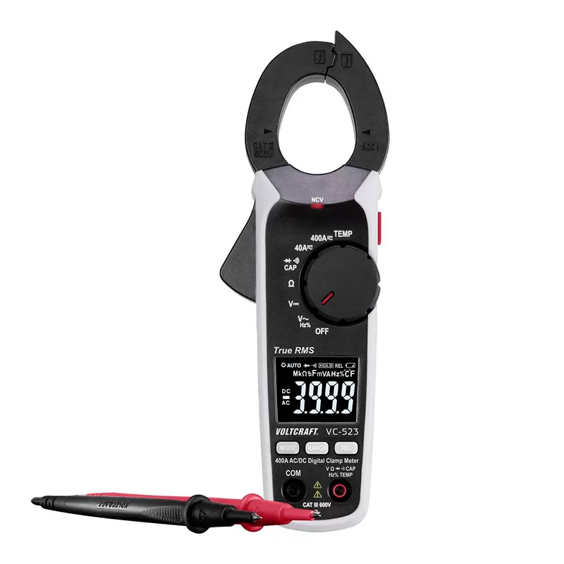 Pinza amperimétrica VOLTCRAFT VC-523 Digital CAT III 600 V Pantalla (cuenta): 4000