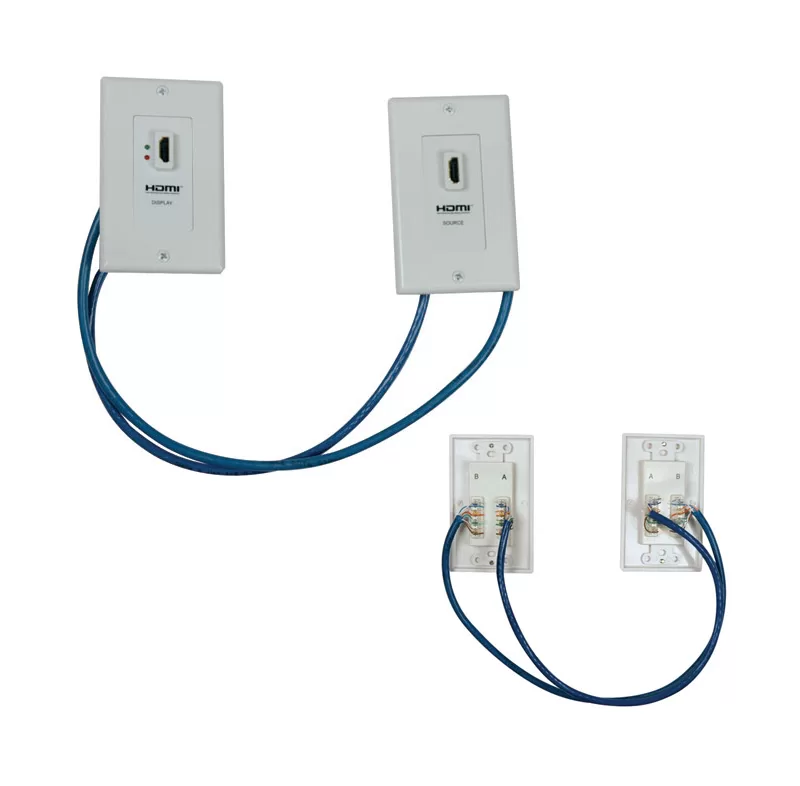 Extensor HDMI Tripp-Lite P167-000, Cat5 / Cat6, doble transmisor, 2 placas de pared.