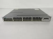 Cisco Catalyst 3750-X WS-C3750X-48P-L 48-Port Gigabit Ethernet Managed PoE+ - Used