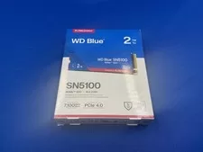 Brand New WDS200T5B0E WD Blue SN5100 2TB PCIe Gen 4.0 NVMe M.2 2280 Internal SSD - New