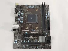 MSI  A68HME33V2  Socket FM2+ DDR3 SDRAM Desktop Motherboard w/ I/O shield - Used