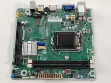 HP 822766-001 Slimline 410-010 LGA 1150 DDR3 SDRAM Desktop Motherboard - Used