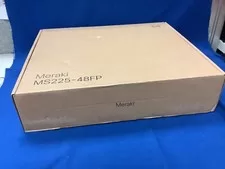 MS225-48FP-HW Cisco Meraki MS225-48FP 48-Port PoE+ Cloud Managed SwitchUnclaimed - Open box