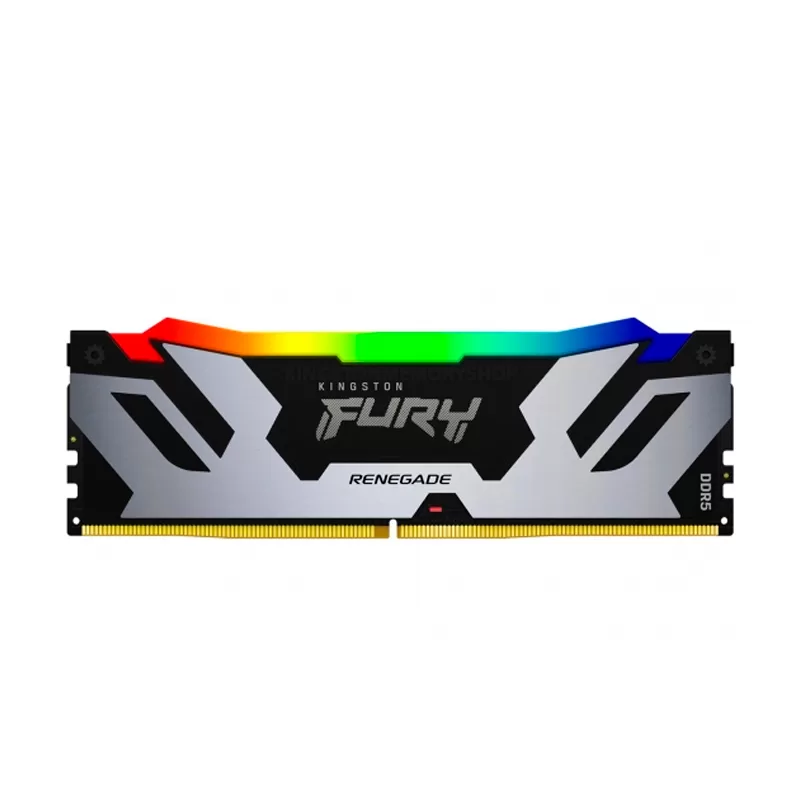 Memoria Kingston Fury Renegade, 16GB, DDR5 6400 MHz, PC5-51200, CL32, 1.4V, RGB.