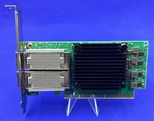 MCX556A-ECAT Mellanox ConnectX-5 VPI Adapter Card EDR IB 100GbE Dual-Port QSFP28 - Used