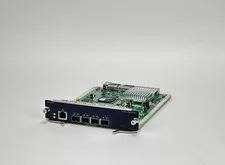 HP/HPE/H3C FlexFabric 5820 JC530A 4-port 8/4/2 Gbps FCoE 10gbE SFP+ Module - Used