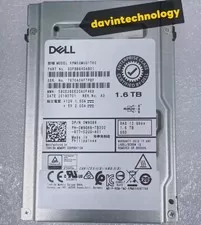 DELL 1.6TB 0W9G88 KIOXIA W9G88 KPM5XMUG1T60 SAS 2.5" 12Gb MU R640 R740 SSD - New