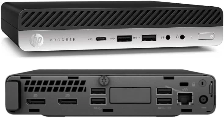 HP ProDesk 600 G5 i5 9500T 2.20Ghz Mini 16GB  512GB SSD  2 Puertos Display Port para conexion a Monitor Teclado y Mouse producto Usado Garantia 12 Meses 